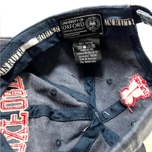 University of Oxford cotton logo ball cap adjustable strap O/S - Picture 7 of 9
